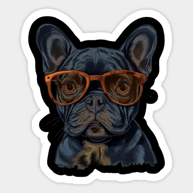 I love French bulldog Sticker by Rocket Girls 